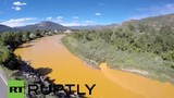Khám phá dòng sông màu vàng cam kỳ lạ nhất thế giới