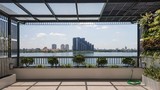 Kiến trúc tối giản và nhẹ nhàng cho căn nhà có view Hồ Tây 