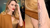 Hình xăm mới của Angelina Jolie giống Justin Levine