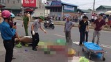 Thai phụ 8 tháng bị xe tải cán ngang người, tử vong