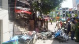 Hiện trường tang thương vụ xe khách đâm vỡ loạt xe máy, 2 người tử vong ở Quảng Ninh