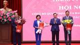 Bí thư Thành ủy Hà Nội Đinh Tiến Dũng trao 3 quyết định về công tác cán bộ