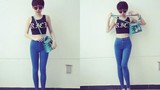 Tóc Tiên khoe vòng eo con kiến với thời trang crop-top