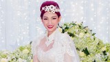 MC Quỳnh Chi diện váy cưới sau ồn ào ly hôn