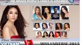 Phạm Hương đang được yêu thích nhất Miss Universe 2015