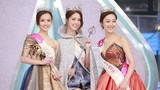 Hoa hậu Hong Kong hớ hênh lộ nội y trong đêm đăng quang