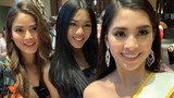 Tiểu Vy rạng rỡ đọ dáng cùng người đẹp Miss World tại Trung Quốc