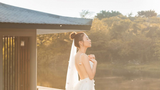 Đàm Thu Trang diện váy cô dâu, khoe lưng trần gợi cảm