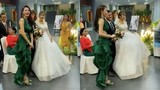 Qua đám cưới, Thủy Tiên làm điều bất ngờ với cô dâu chú rể