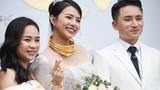 Vợ Phan Mạnh Quỳnh đeo vàng nặng trĩu trong đám cưới