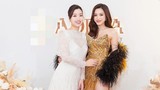 Đỗ Mỹ Linh đẹp rạng ngời đến chúc mừng Hoa hậu Đỗ Thị Hà 