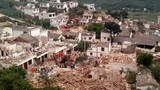 Toàn cảnh hiện trường vụ động đất ở Trung Quốc