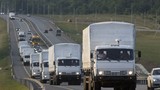 Hình ảnh mới nhất về đoàn xe Nga cử sang cứu trợ Ukraine