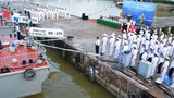 Hải quân Việt Nam tổ chức thượng cờ 2 tàu pháo TT-400TP