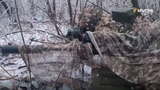 Lính bắn tỉa Nga ngụy trang phục kích và bắn hạ mục tiêu
