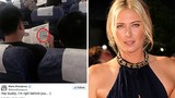 “Búp bê” Sharapova gây sốt với ảnh hài hước trên máy bay