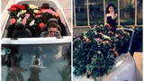 Thiếu gia Hà thành đi siêu xe tặng hoa bạn gái hot girl
