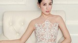 Hot girl Chi Pu diện váy cưới xuyên thấu gợi cảm