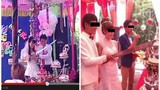 Đám cưới Việt dùng dao phay, kiếm... “chặt” bánh gây sốt