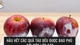 Mẹo hay phát hiện táo chứa chất độc bằng nước nóng