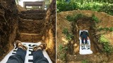 Độc đáo trường đại học cho sinh viên nằm xuống huyệt mộ