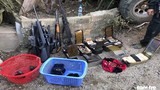 Thu giữ gần 40 khẩu súng, 6.000 viên đạn tại nhà trùm ma túy ở Lóng Luông