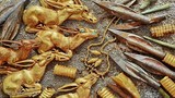 Lóa mắt kho báu 3.000 cổ vật bằng vàng giấu kín trong mộ cổ 