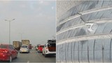 Đâu là nguyên nhân khiến loạt ô tô thủng lốp trên cầu Thanh Trì?