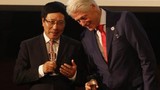 Ảnh ông Bill Clinton tại lễ kỷ niệm 20 năm quan hệ Việt-Mỹ