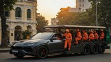 Mãn nhãn xem AI “hô biến” loạt xe sang thành xe vệ sinh môi trường