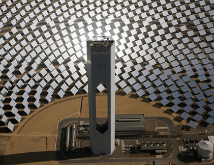 Cánh đồng năng lượng mặt trời khổng lồ ở Tây Ban Nha