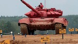 Xe tăng T-72 “khoác áo mới” đua xe, bắn súng