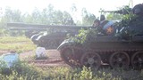 Xem xe tăng Việt Nam diễn tập hành quân, chiến đấu
