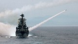 Tuần dương hạm Moskva bảo vệ căn cứ Nga ở Syria