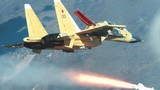 Mãn nhãn Su-30MK2 Việt Nam bổ nhào bắn, ném trên biển