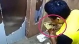 Video: Shipper hồn nhiên ăn vụng thức ăn của khách hàng giữa đường