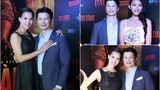 Dustin Nguyễn tình tứ bên vợ trong buổi ra mắt phim