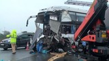 Xe cứu hỏa gây tai nạn kinh hoàng trên cao tốc ở Hà Nội