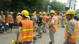 Video: Hiện trường vụ cháy công trình BV Việt Pháp, công nhân chạy tán loạn