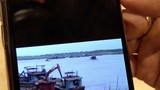 Chủ tịch Hà Nội cho PV xem video cát tặc lộng hành cạnh tàu CSGT