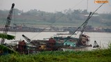Cận cảnh hàng nghìn m2 đất sạt lở do doanh nghiệp “tận hủy” tài nguyên cát trên sông Lô