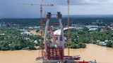 Soi tiến độ Cầu Mỹ Thuận 2 sau 30 tháng thi công
