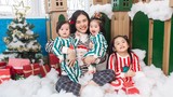 Biểu cảm trái ngược của các nhóc tỳ nhà sao Việt khi đón Noel