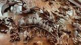 Cận cảnh bức tranh gỗ “bách điểu hoan ca” bạc tỷ xứ Kinh Bắc 