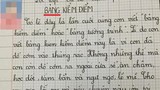 Làm bản kiểm điểm vì ăn chậm...