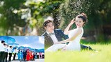 Ảnh cưới của cặp 9X thuê máy bay Vietnam Airlines rước dâu