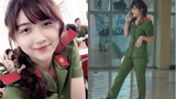 Nữ sinh cảnh sát có nốt ruồi duyên, "xinh nhất Đông Nam Bộ"