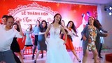 Chân dung cô dâu, bà bầu nhảy cực sung trong đám cưới Nghệ An