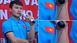Xúc động dòng chữ được xăm trên cổ tay Quang Hải U23 Việt Nam