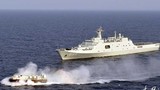 Tàu đổ bộ TQ làm gì gần bờ biển Syria?